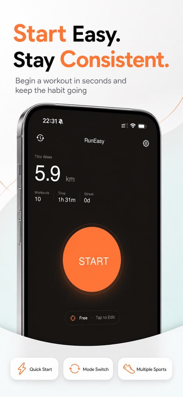 RunEasy App Store screenshot