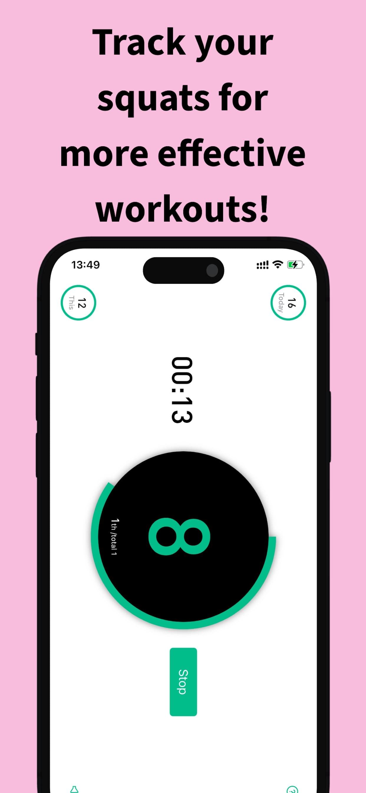 SquatTrack App Store screenshot 1